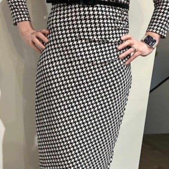 Ralph Lauren black and white checkered dress. Small - Picture 11 of 12